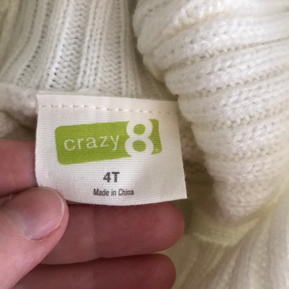 CRAZY 8 Girls Girls Knit Sweater With Snowflakes | 4T - Picture 9 of 10